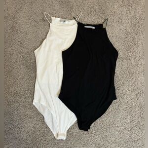 Bundle | NWOT | Small | women’s gaze bodysuit | black and white